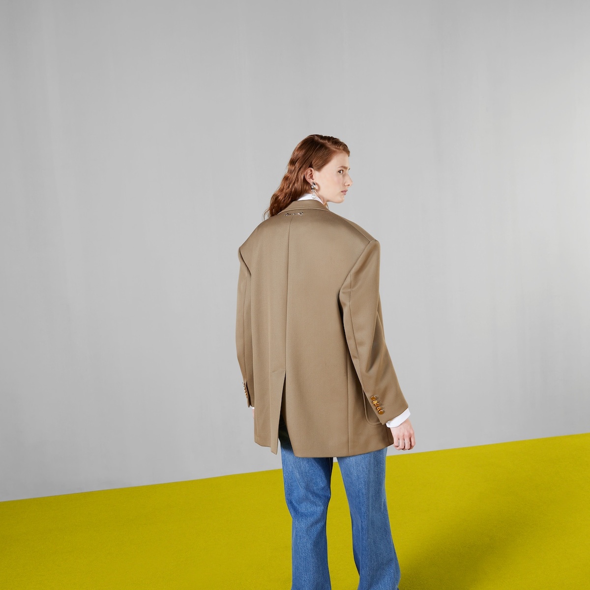 Wool jacket with Horsebit - 8