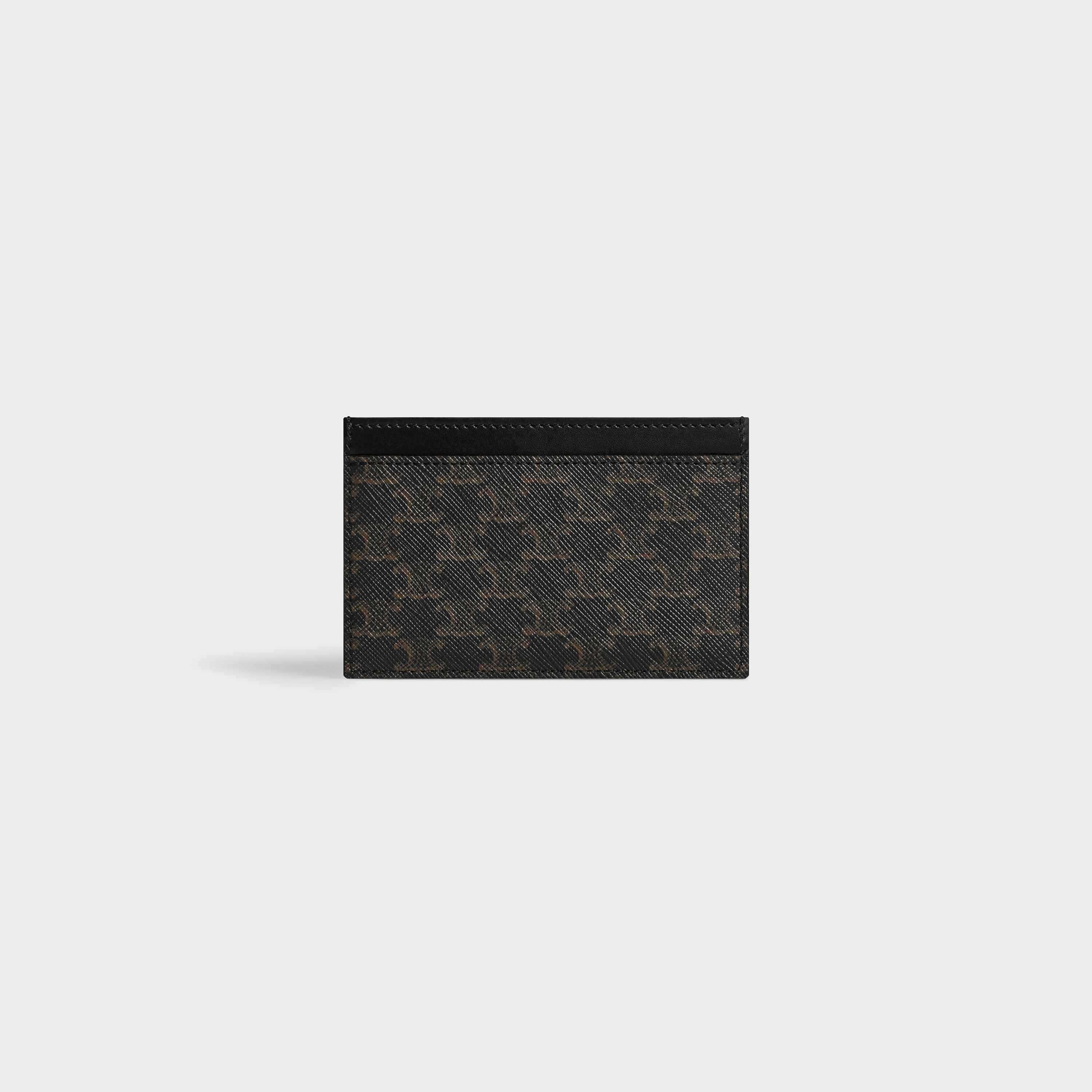 Card holder in Triomphe Canvas and calfskin - 3