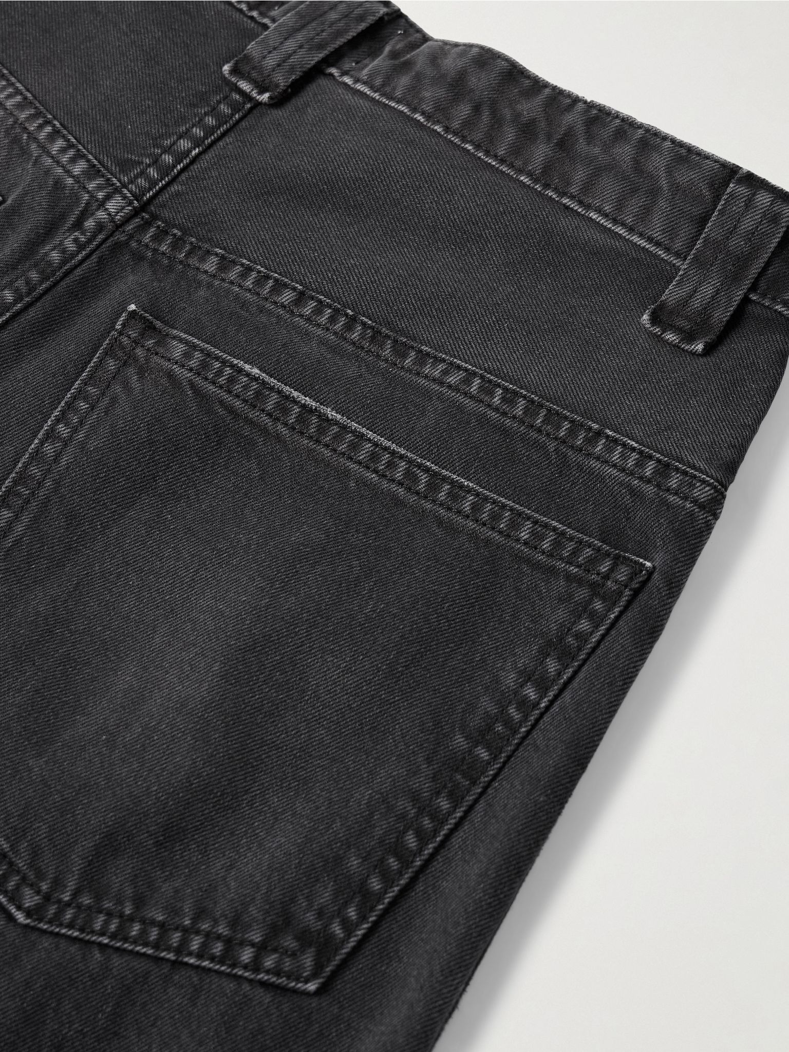 Winslow mid-rise straight-leg jeans Black - 6