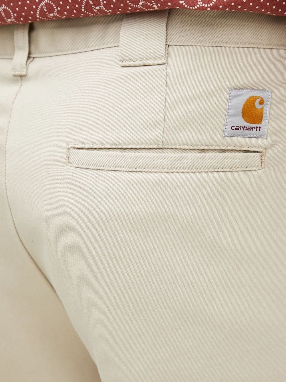 logo-patch straight-leg trousers - 3