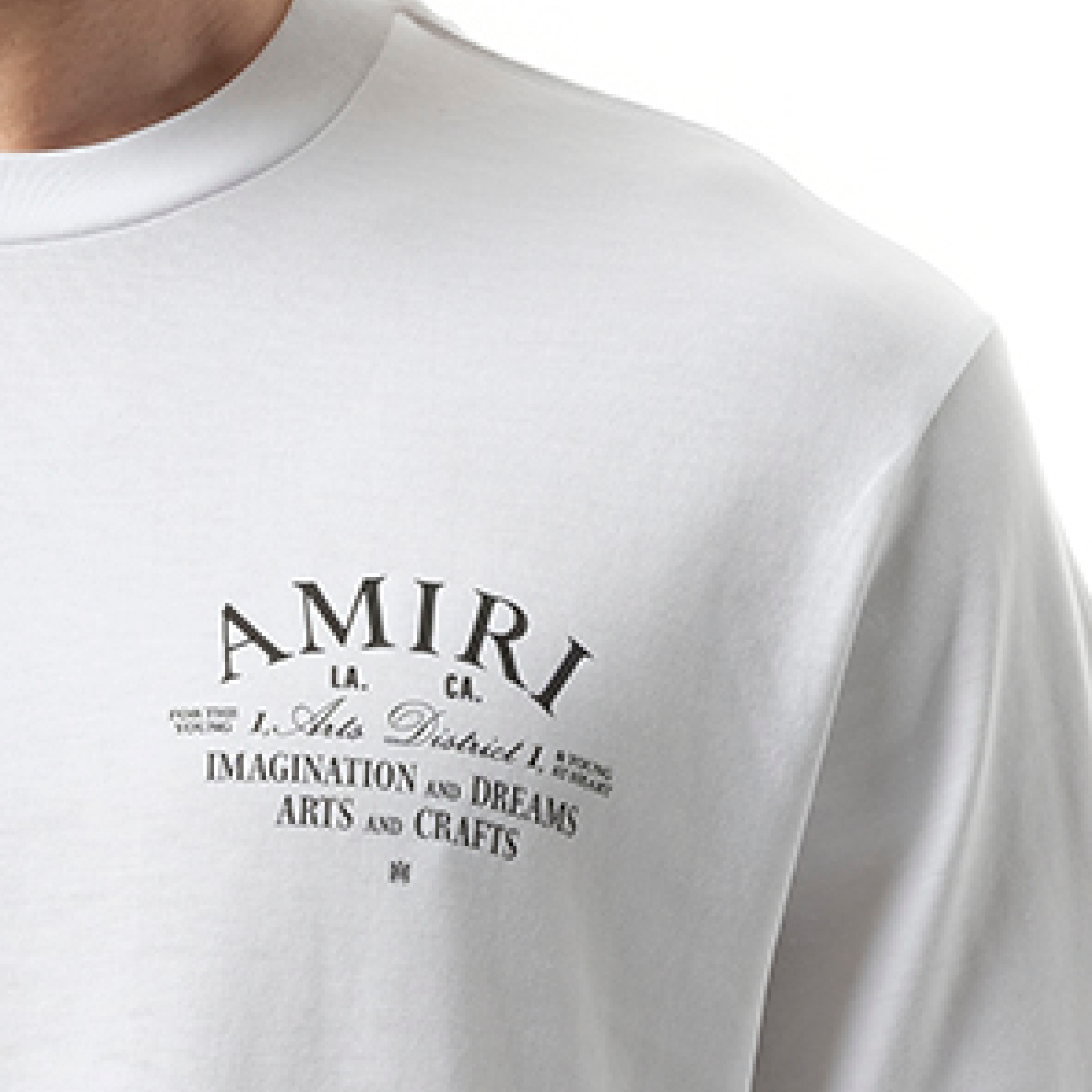 Amiri Arts District T-Shirt in White - 3