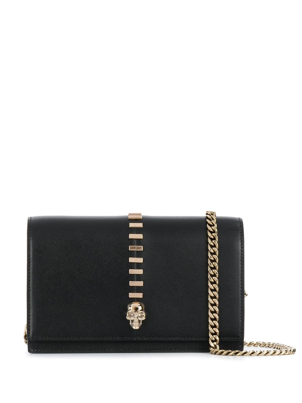 skull-stud crossbody bag - 1