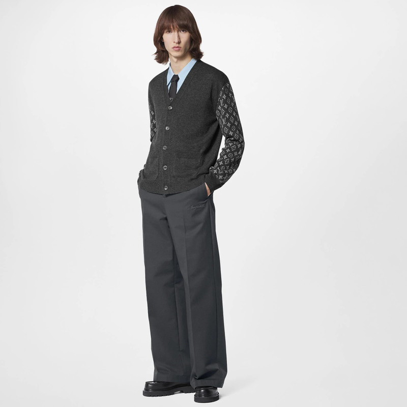 Louis Vuitton Monogram Mix Cashmere Cardigan outlook