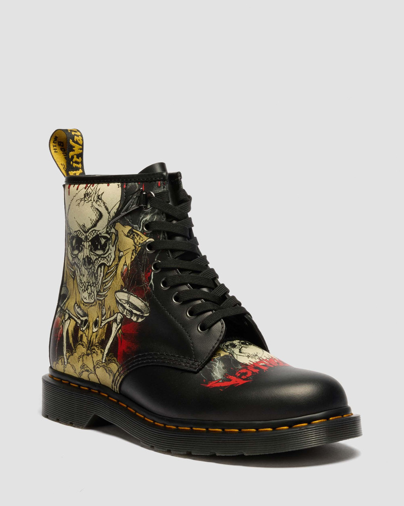 Dr. Martens 1460 Metallica 8-Eye Smooth Leather Boots outlook