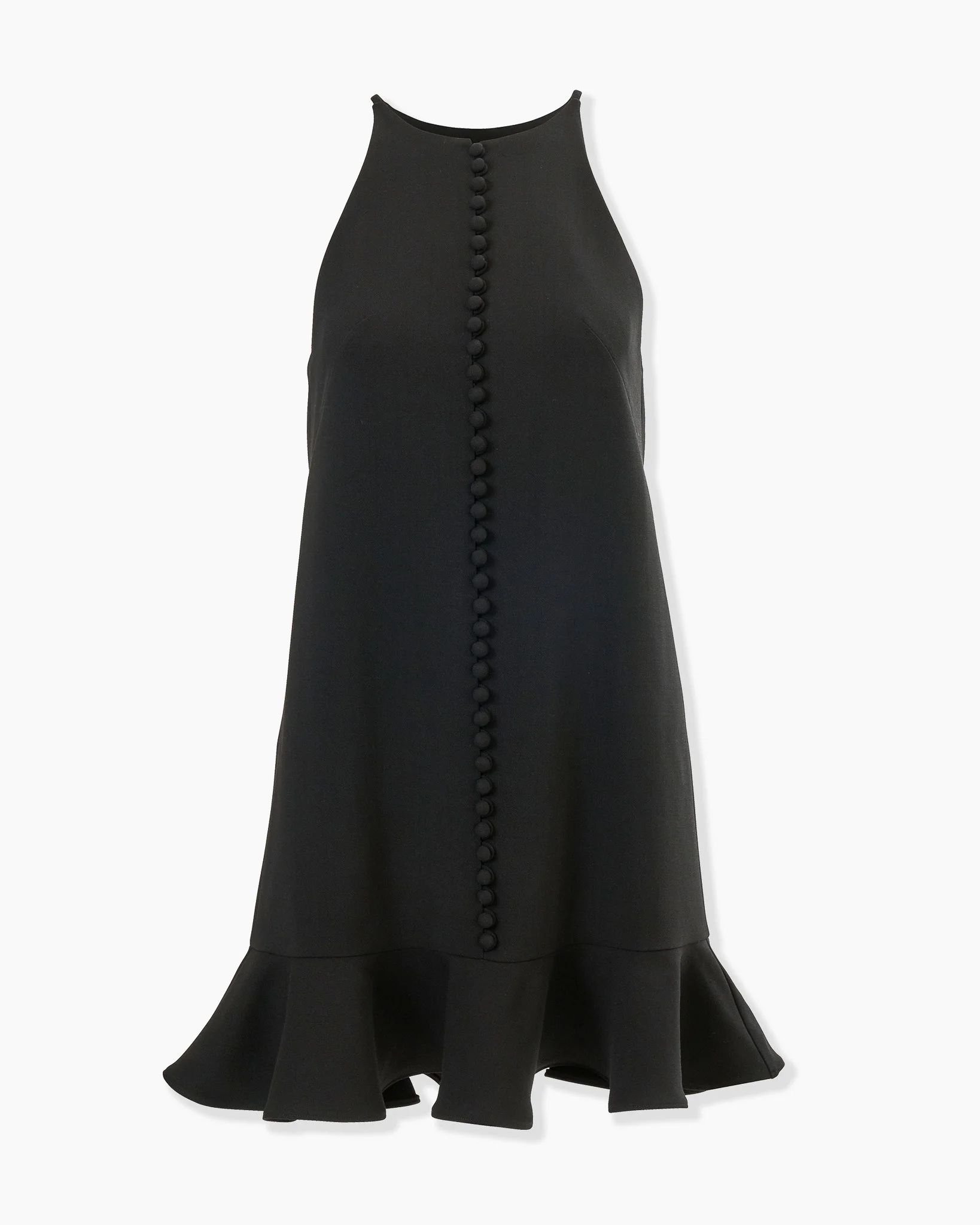 Ruffle Hem Mini Dress - 1