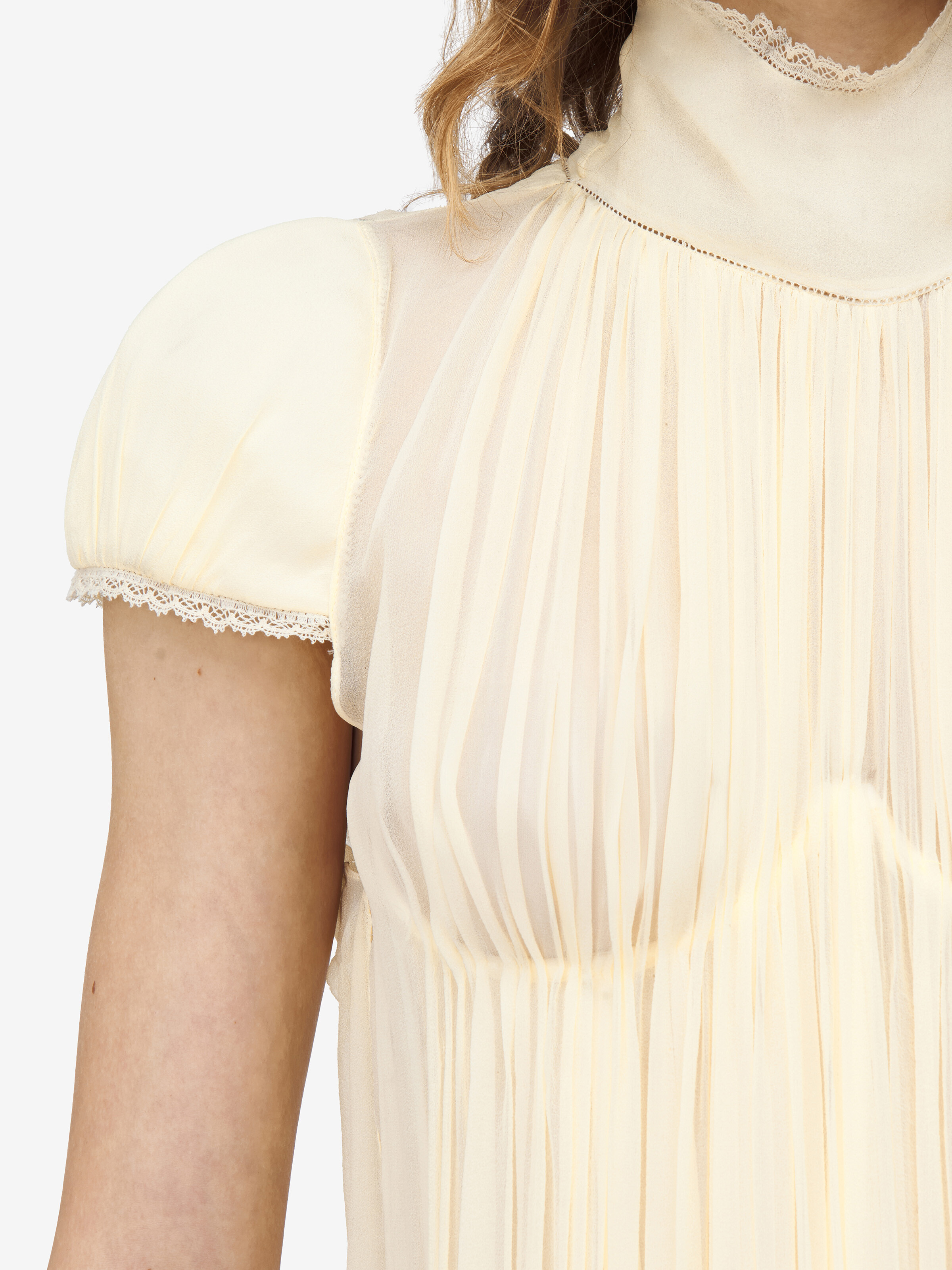Chiffon Pleated Top - 6