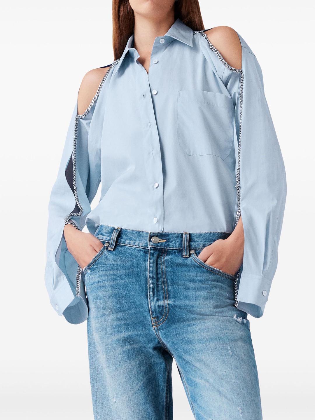 Falabella Chain Detail Shirt - 4