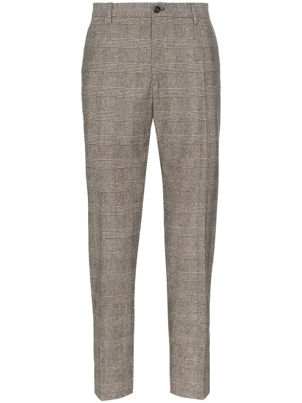 check wool trousers - 1