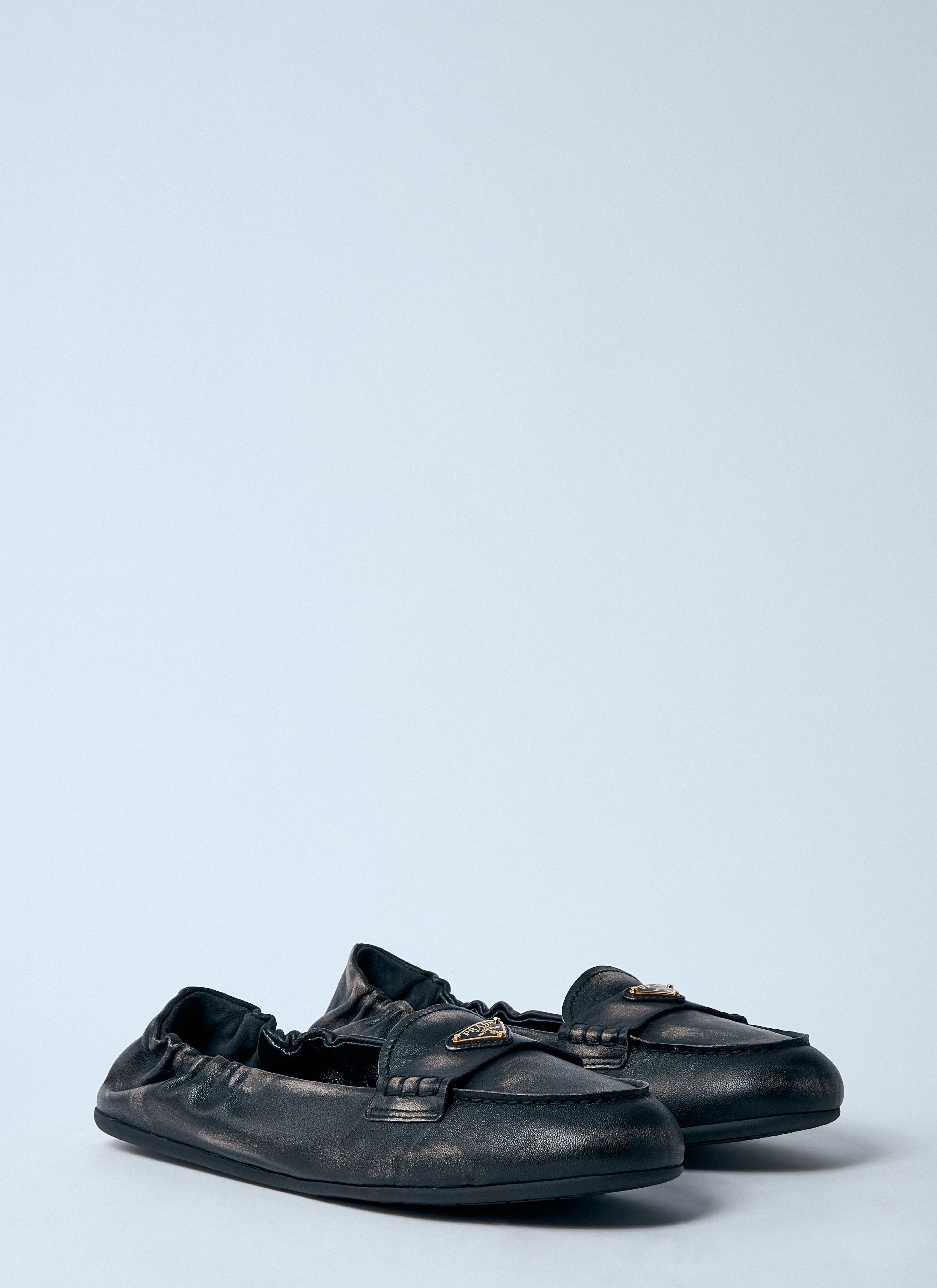 Prada Women Logo Plaque Loafters - 2