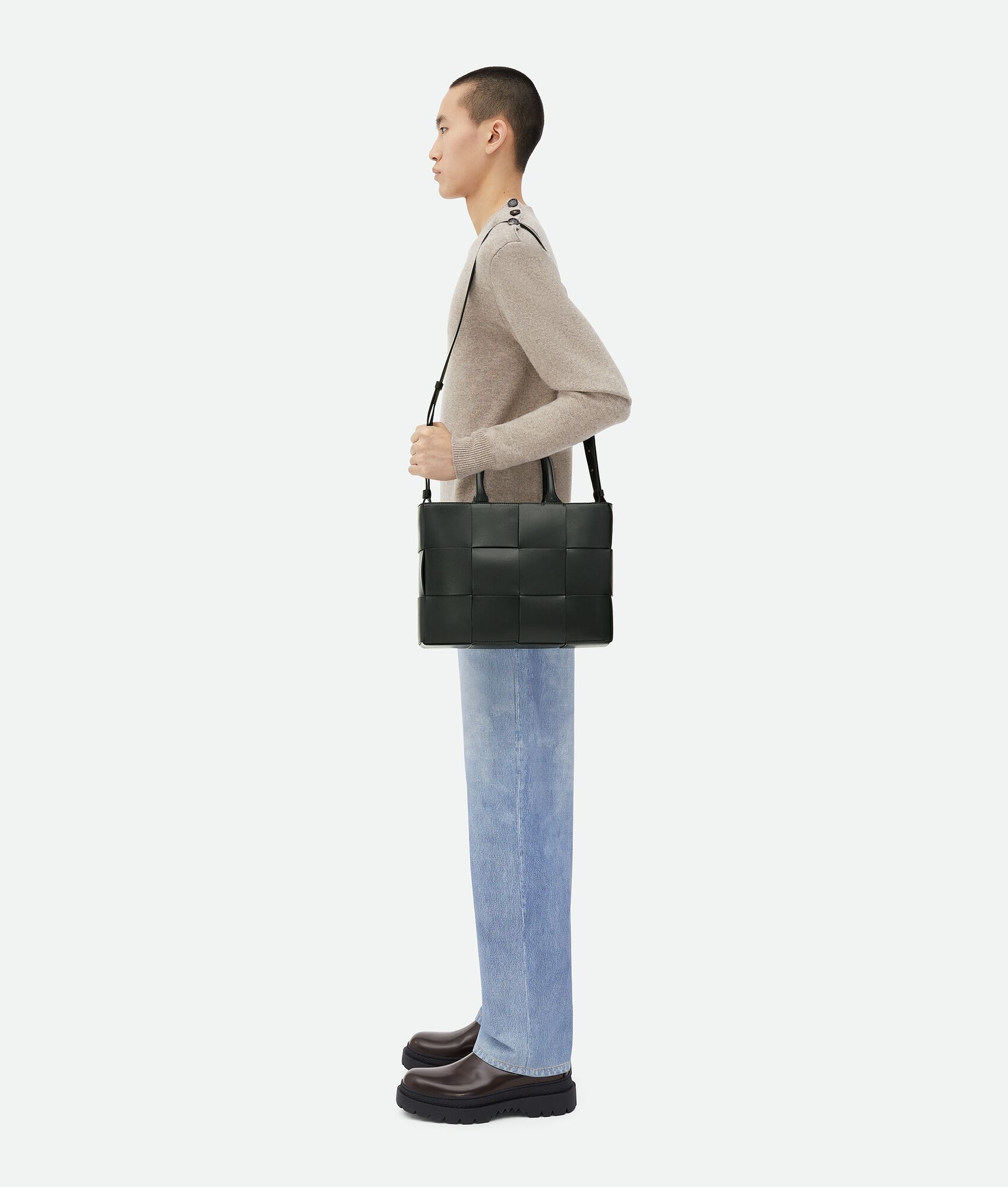 Small Arco Tote Bag With Strap - 5
