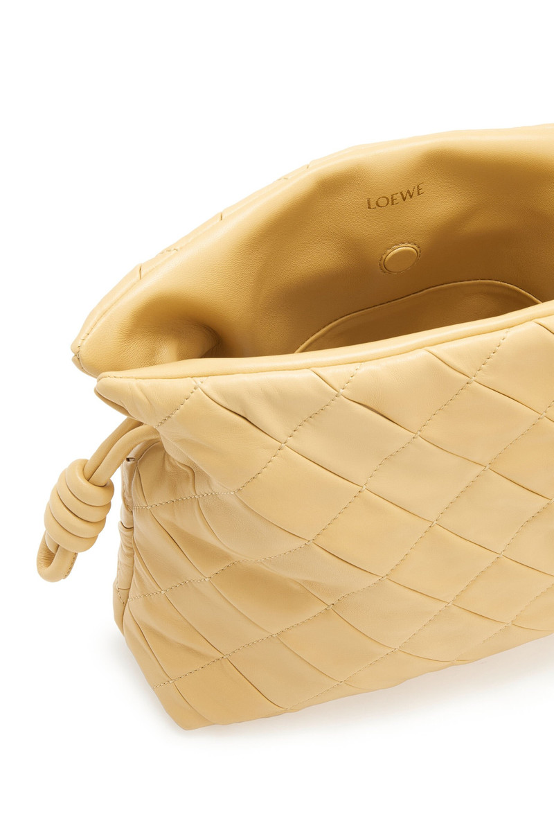 Medium Flamenco clutch in pleated nappa lambskin 7