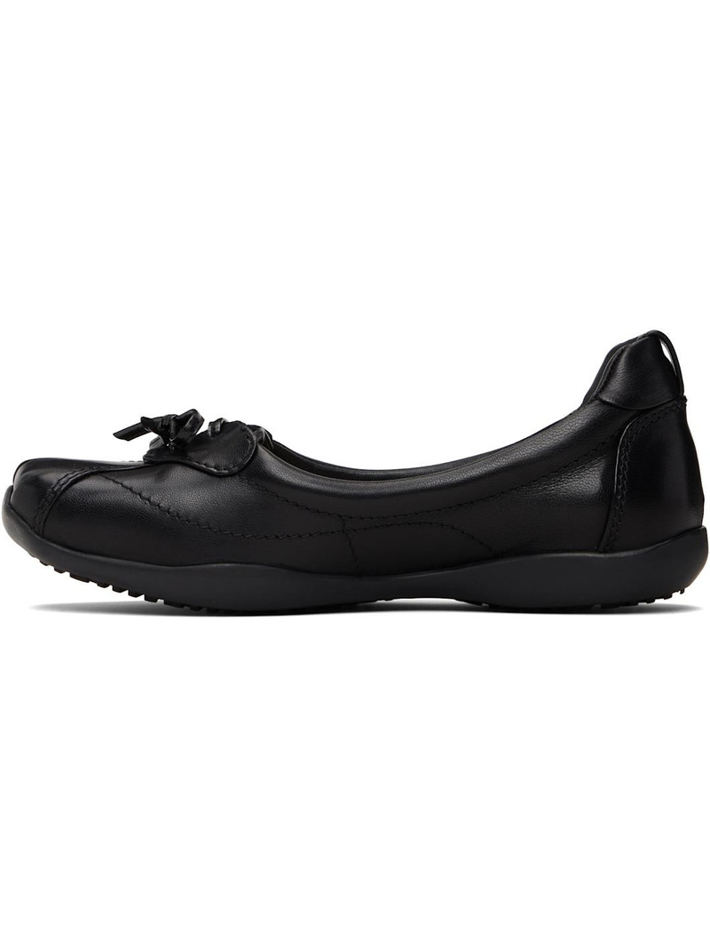 SANDY LIANG Black Ballerina Sneakers outlook