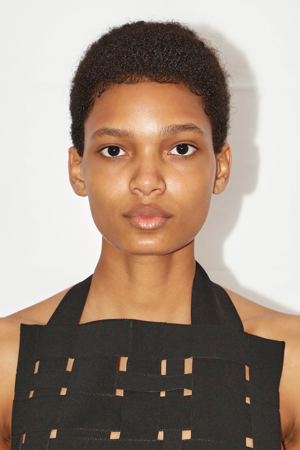 WEAVED FITTED TOP BLACK - 6