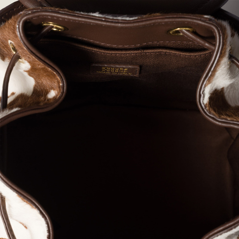 Calf hair backpack 6