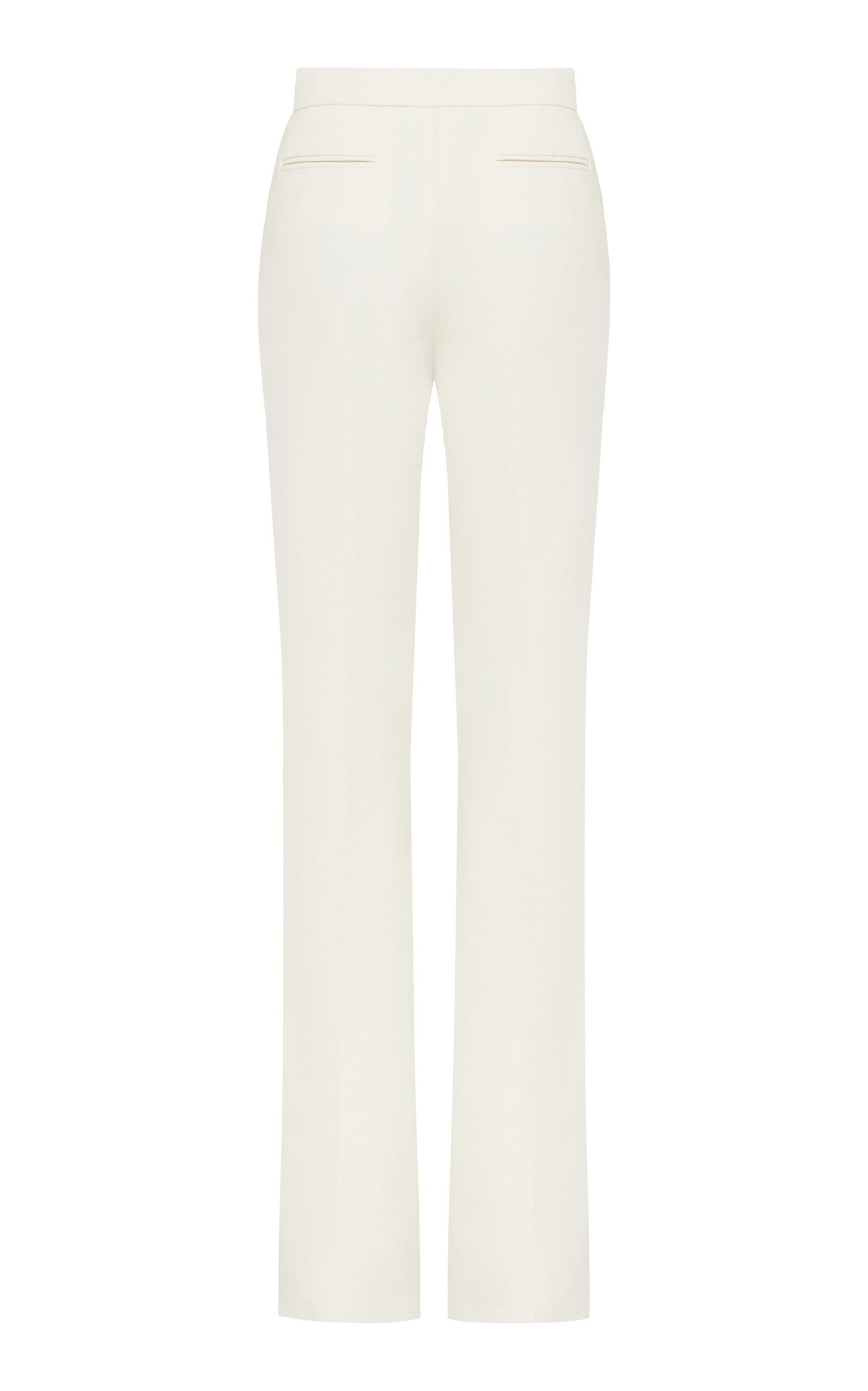 Tailored Wool Suiting Bootcut Pants off-white - 3