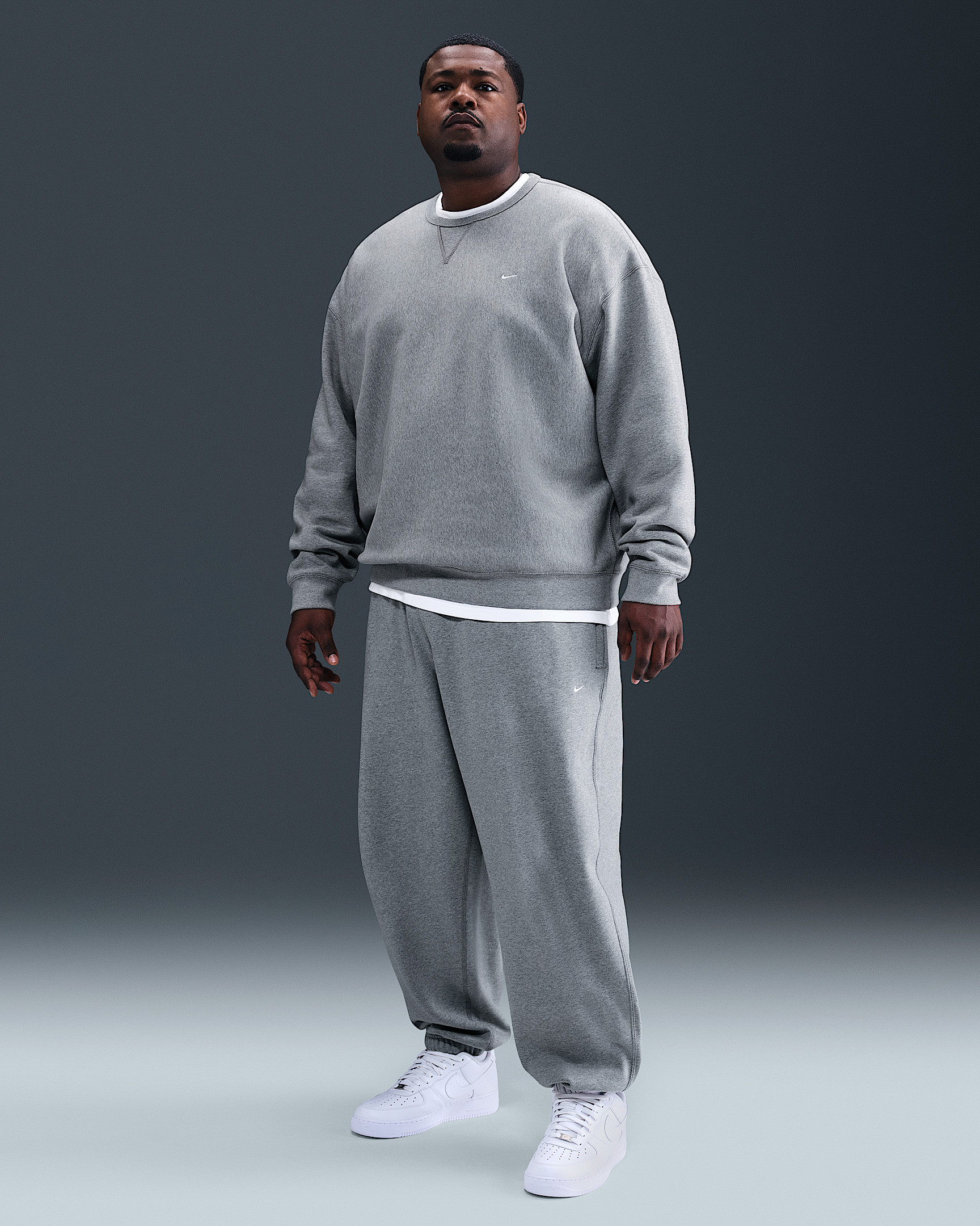 Nike Solo Swoosh Men's Cuffed Fleece Pants - 6