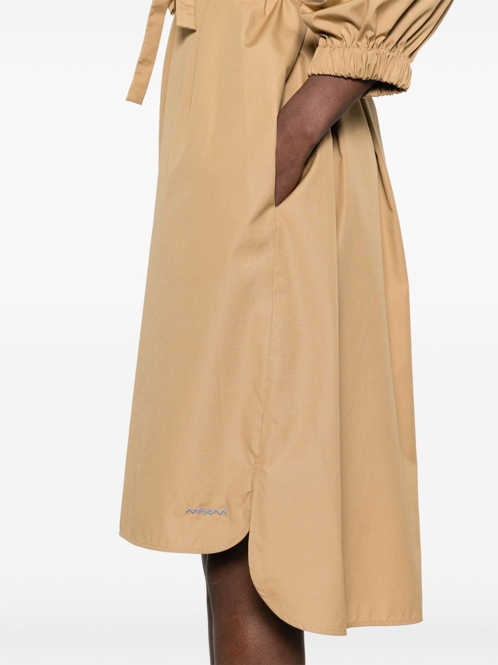 poplin midi dress - 5