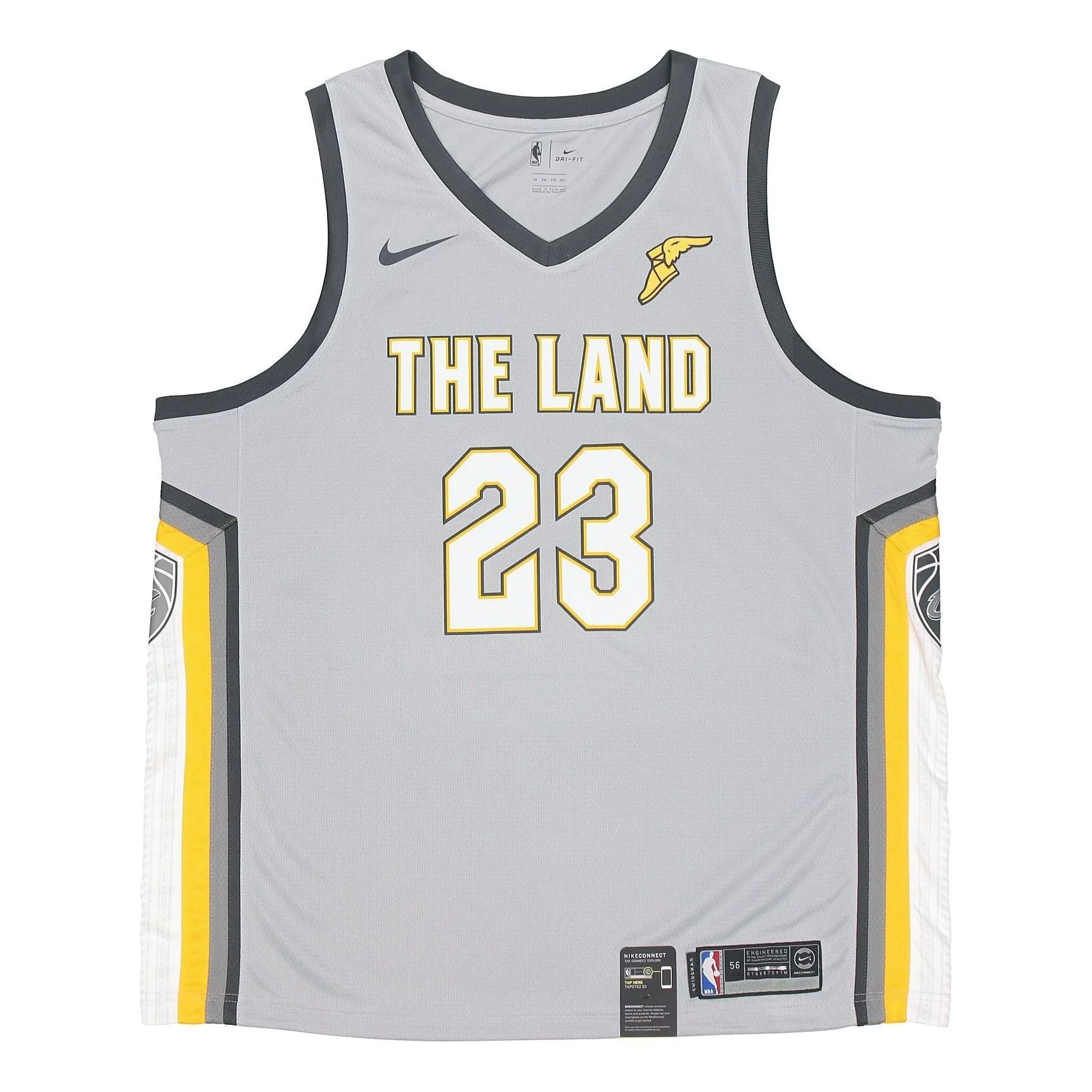 Nike LeBron 제임스 시티 에디션 스윙 맨 저지 SW 실버 912087-007 - 1