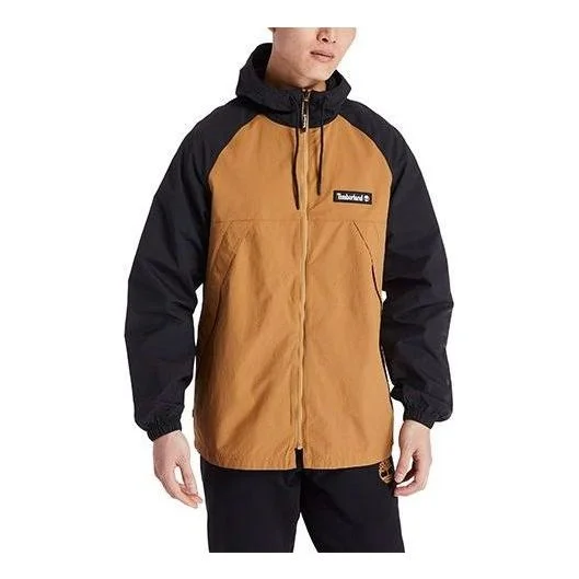 Timberland Windbreaker Full zip Jacket 'Brown Black' A2BV4-P56 - 1