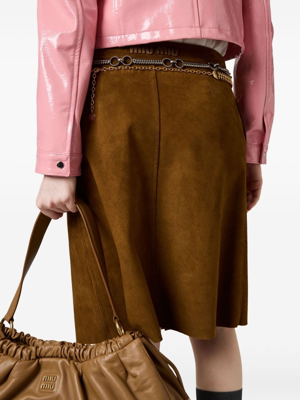 suede skirt - 4