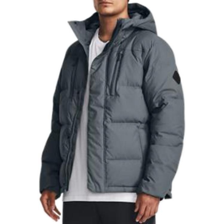 Under Armour ColdGear Infrared Down Crinkle Jacket 'Pitch Grey' 1378830-002 - 3