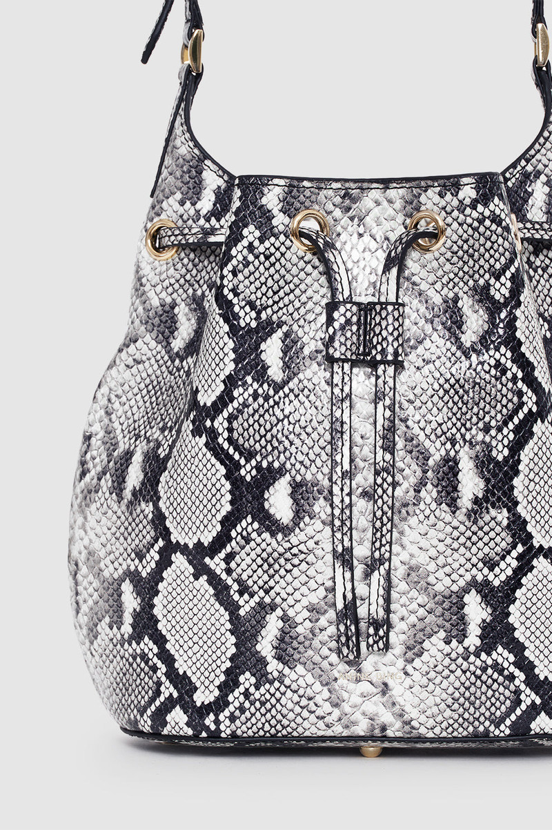 Mini Alana Bucket Bag - Python 6