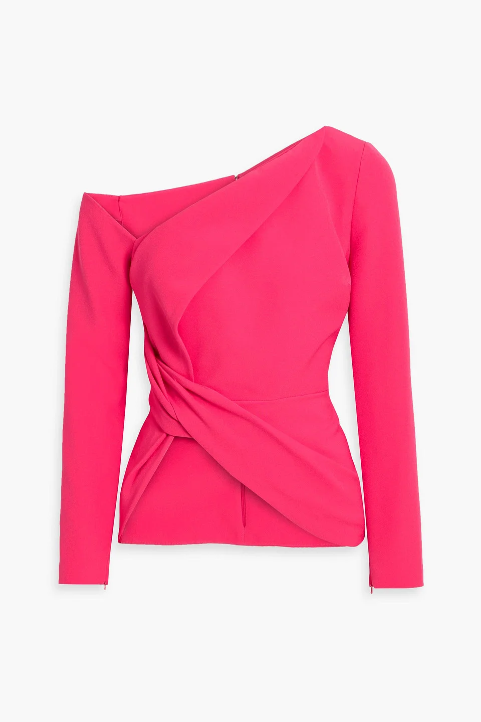 Bellene one-shoulder draped stretch-crepe top - 1