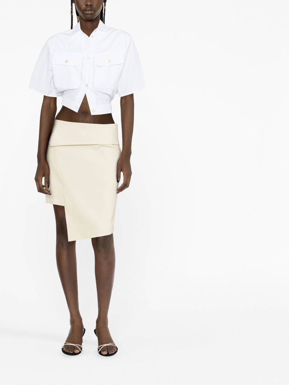 Toybox cinched cropped shirt - 2