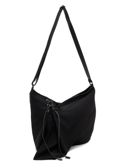 Yohji Yamamoto Black Asymmetric Shoulder Bag outlook