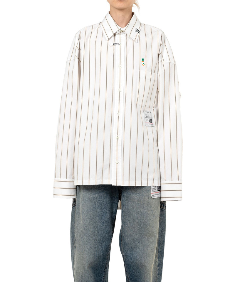 LEON Embroidery Stripe Shirt 4