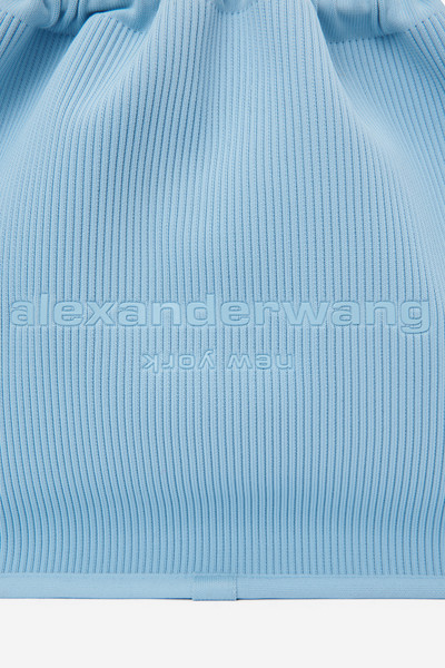 Alexander Wang ryan large rib knit bag outlook