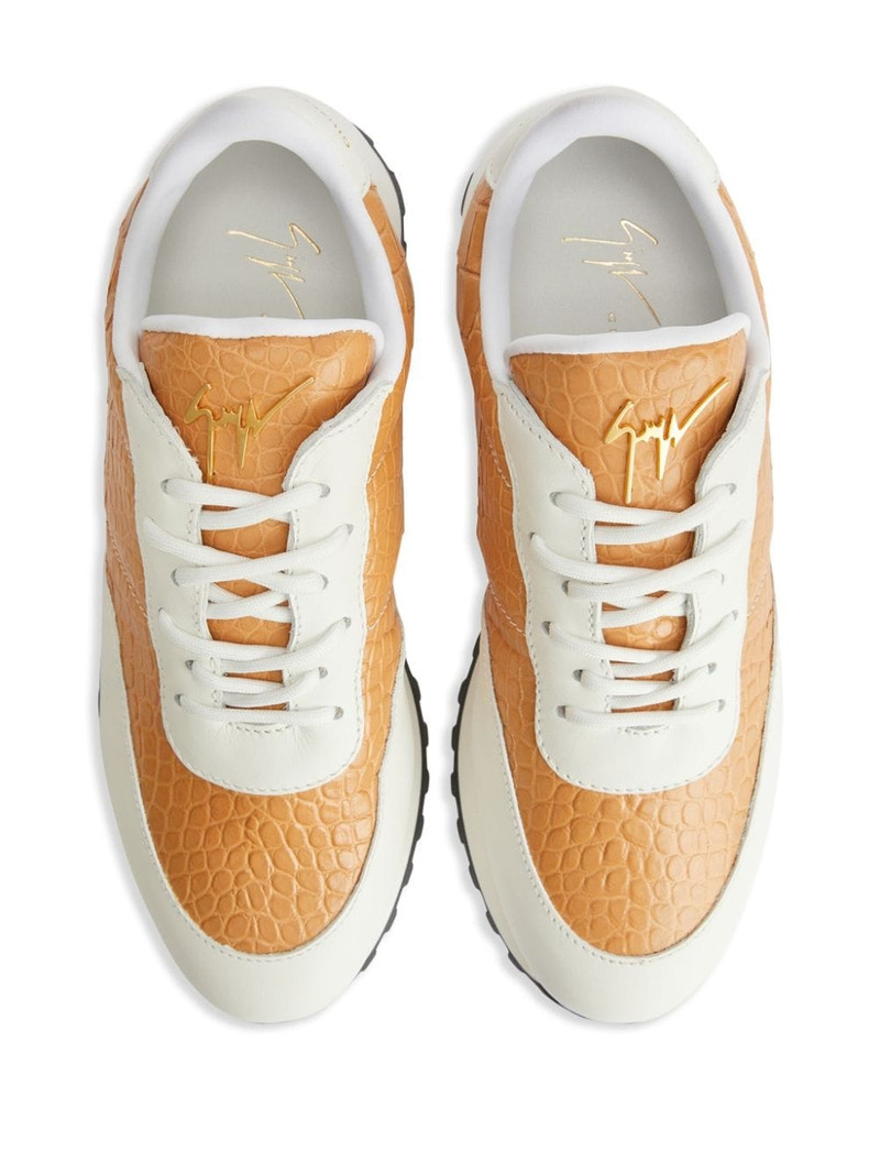 Jimi leather low-top sneakers 4