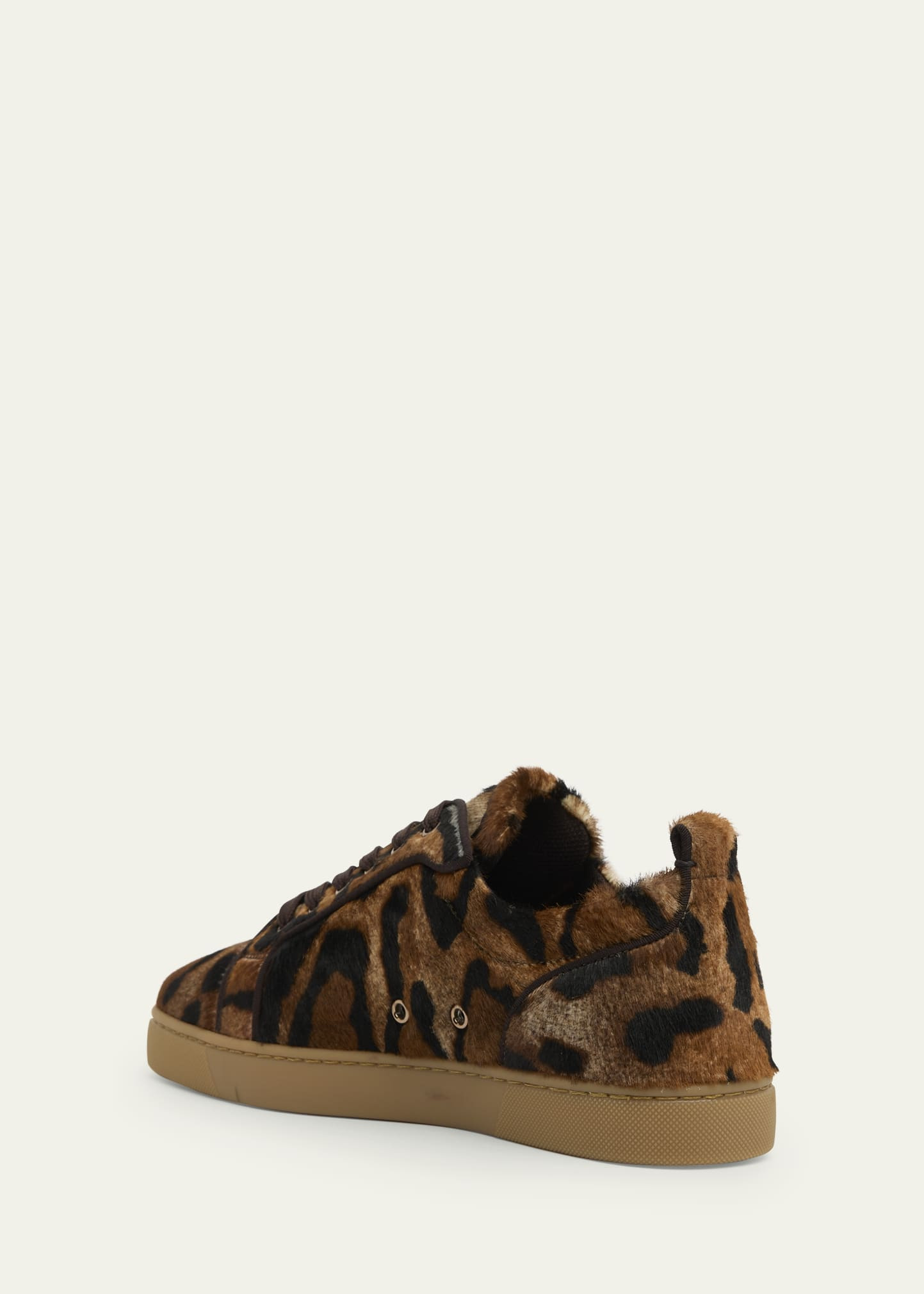 Men's Louis Junior Leopard-Effect Low-Top Sneakers - 2