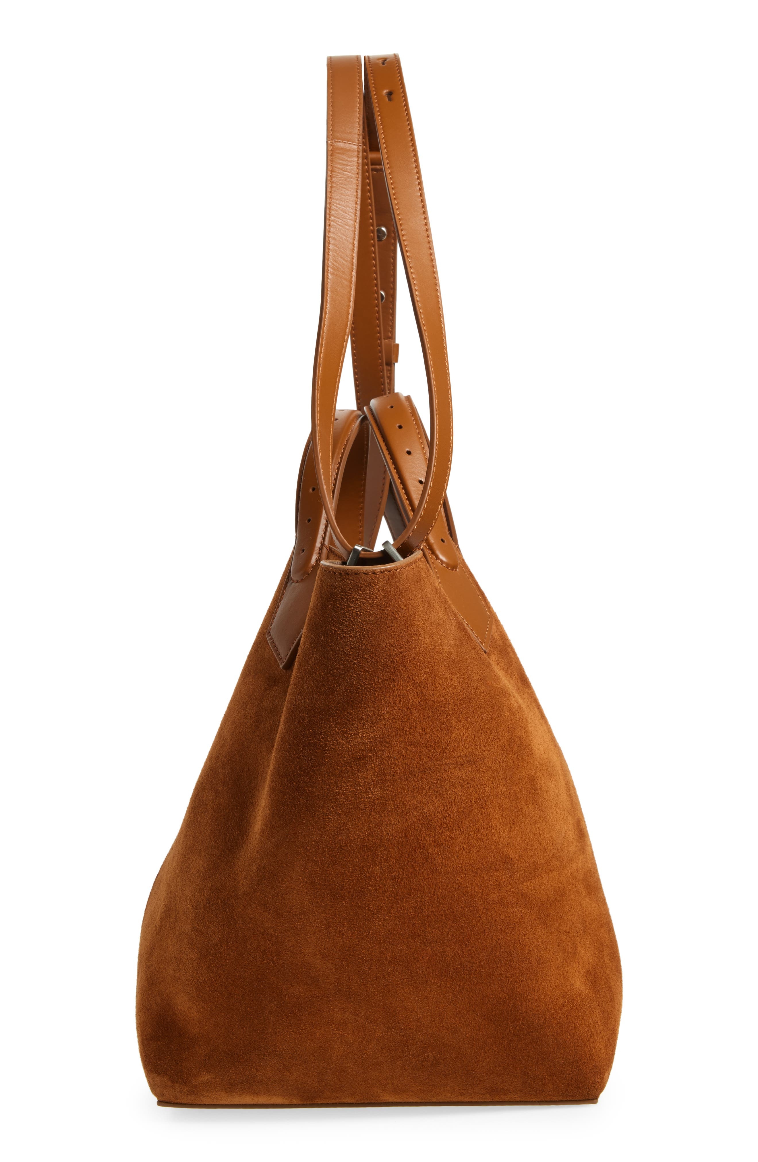 Proenza Schouler Large Chelsea Suede Tote in Saddle at Nordstrom - 5