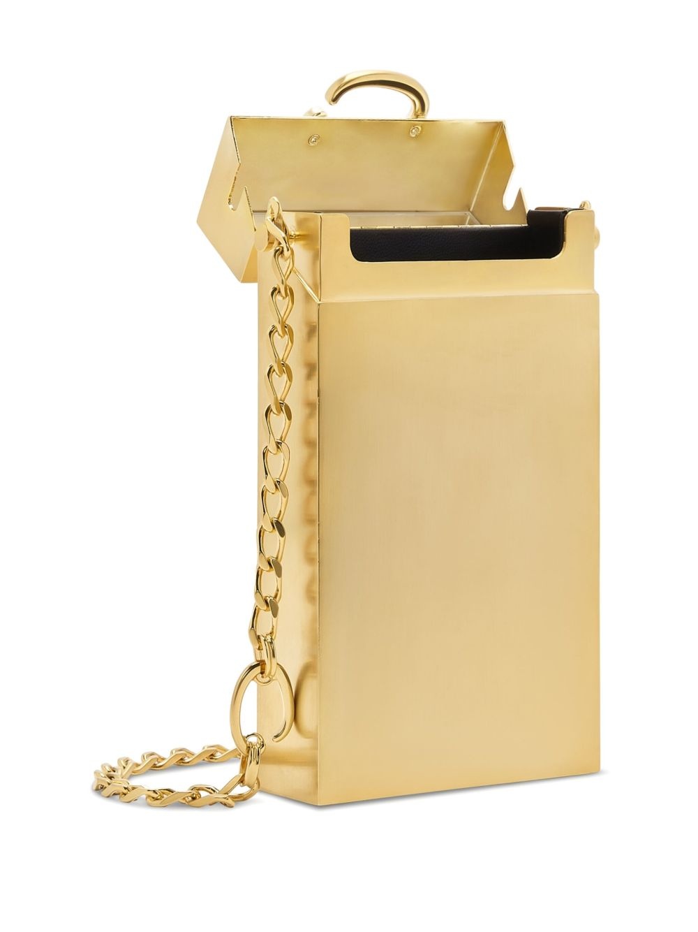 logo-plaque clutch bag - 5