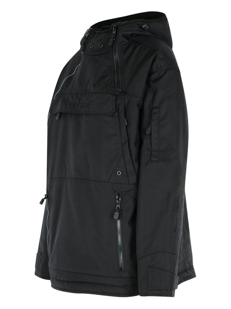 ASYMMETRIC BLACK POLYAMIDE JACKET 3