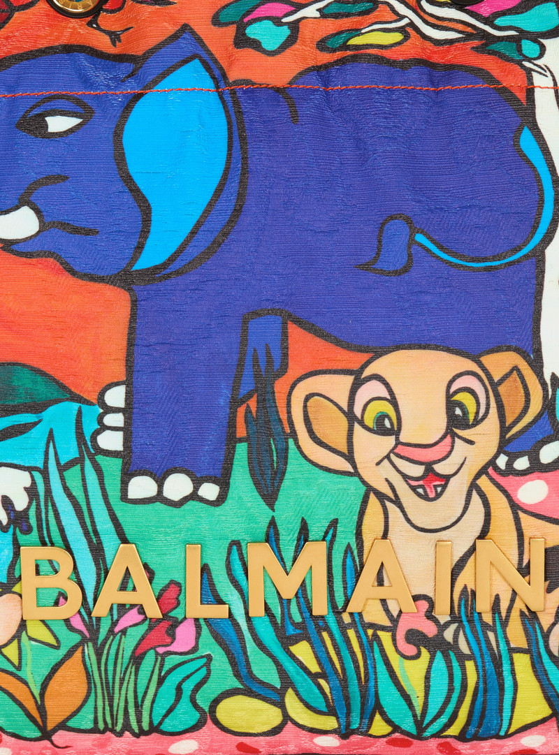 Disney x Balmain: The Lion King - 1945 Soft XXL tote bag in Enfant Précoce print 7