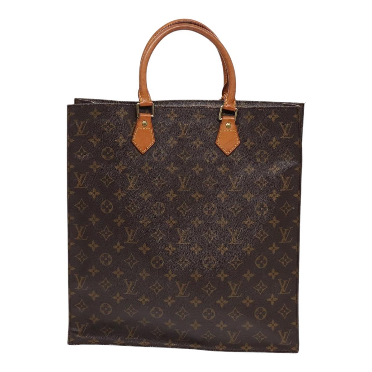LOUIS VUITTON Monogram Sac Plat Hand Bag M51140 - 2