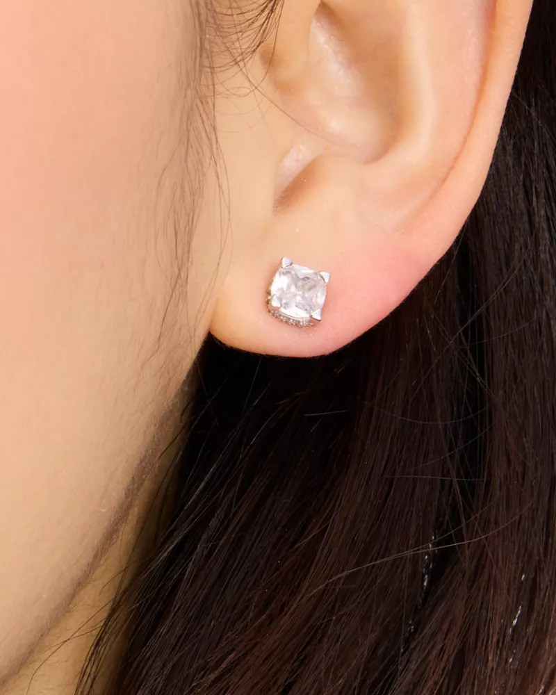 kate spade Little Luxuries 6mm Square Studs outlook