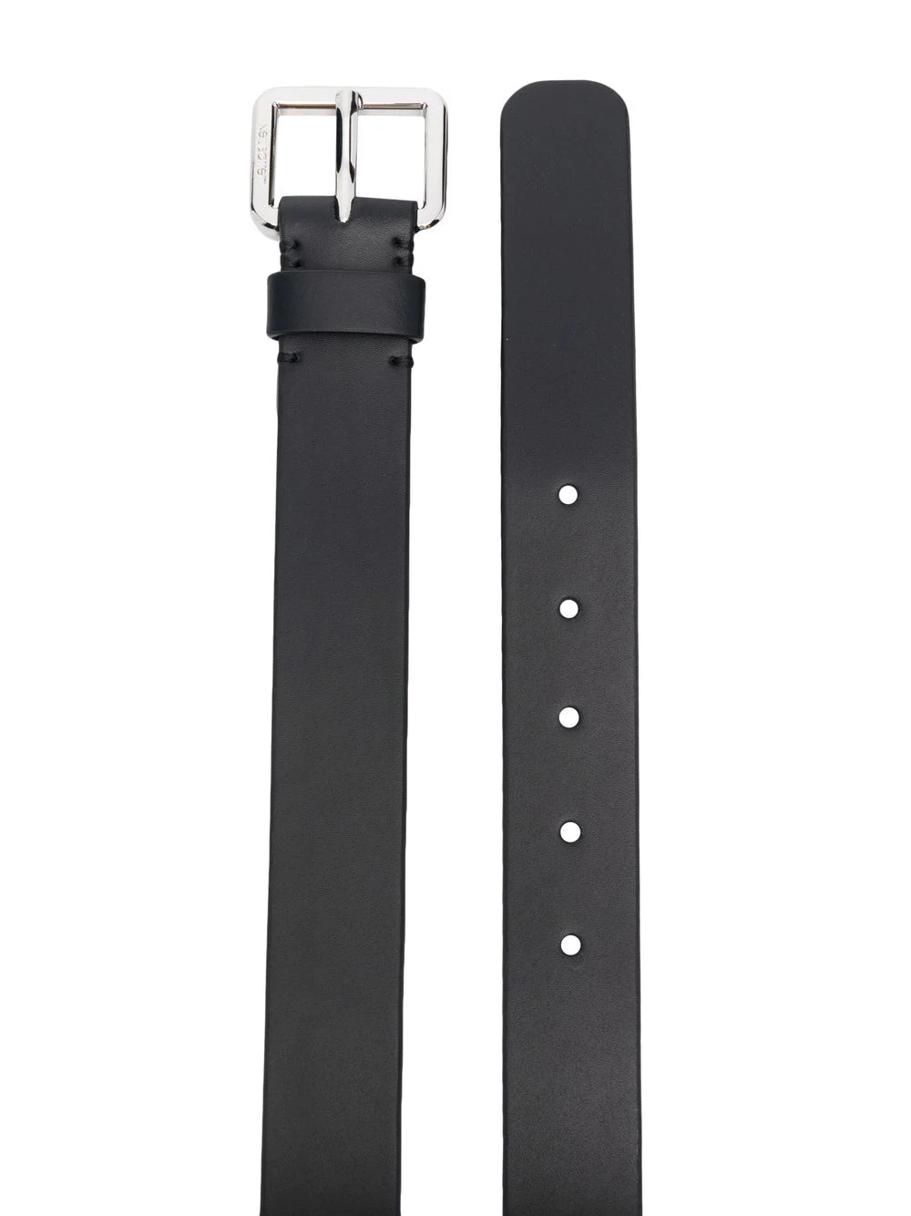 logo-buckle belt - 2