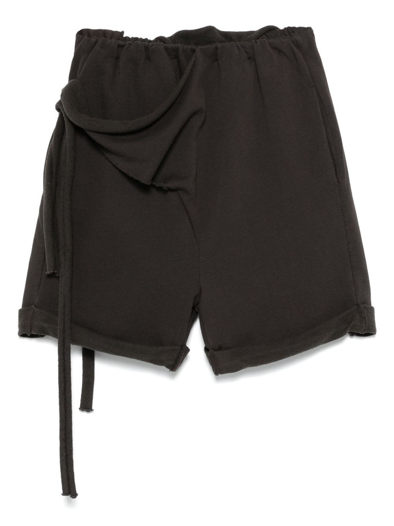 strap-detailed track shorts 1