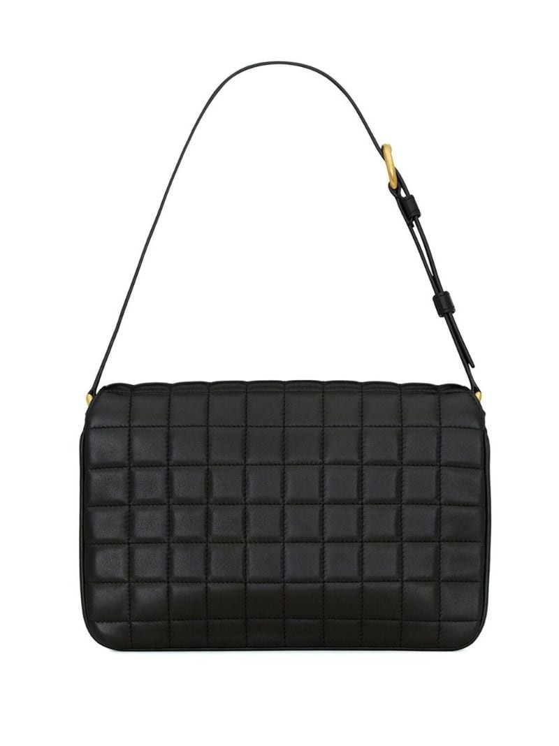 SAINT LAURENT Le Maillon quilted leather shoulder bag outlook