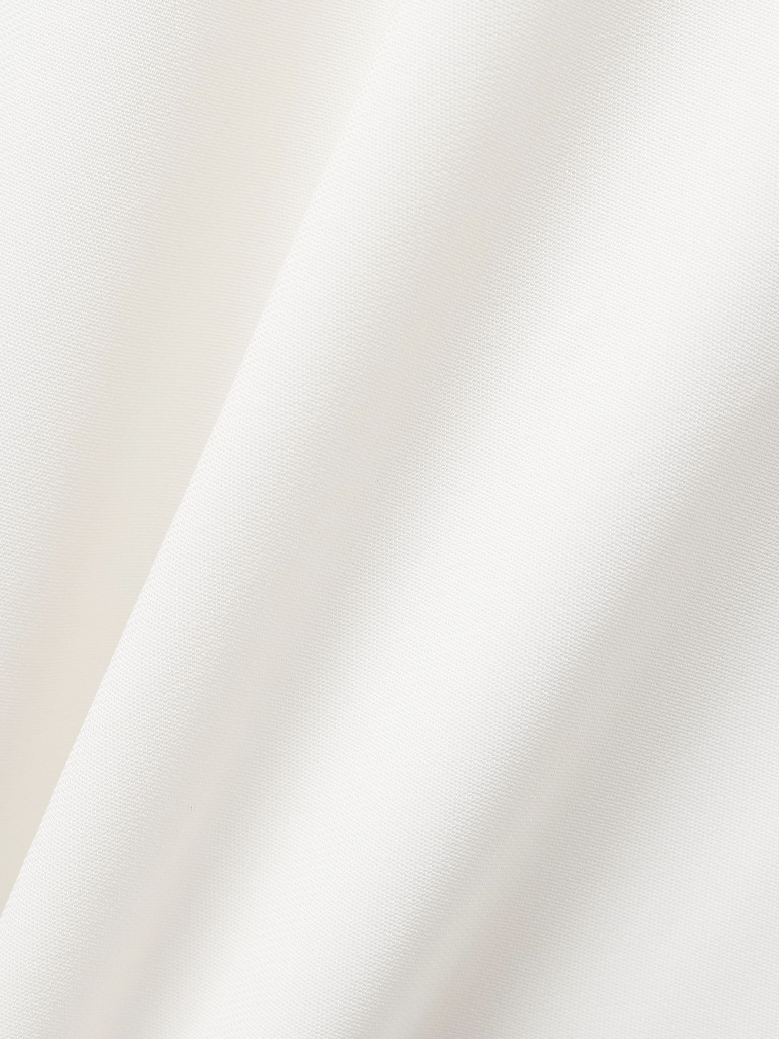Open-back crepe gown White - 4