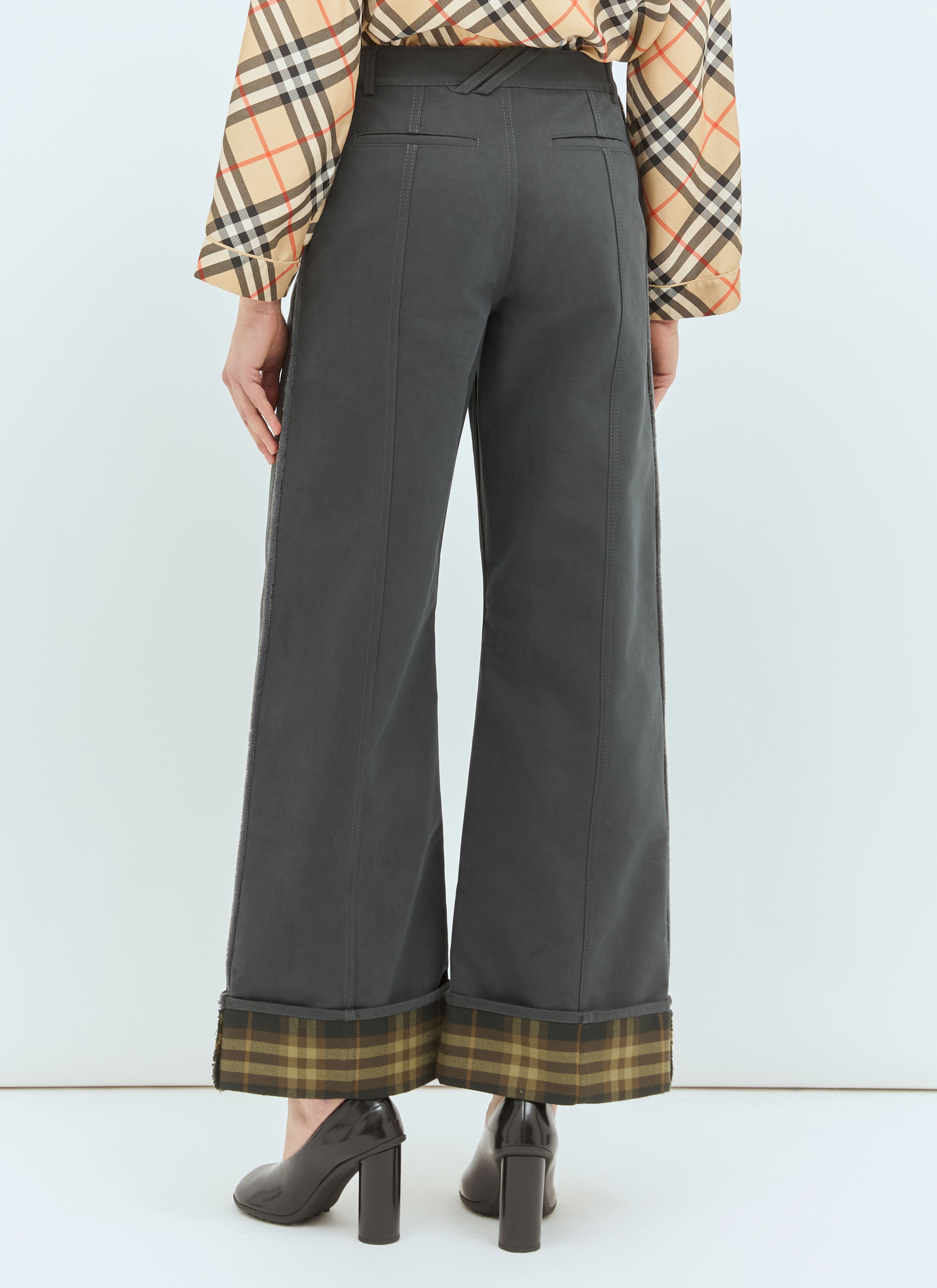 Check Cuffs Pants - 5