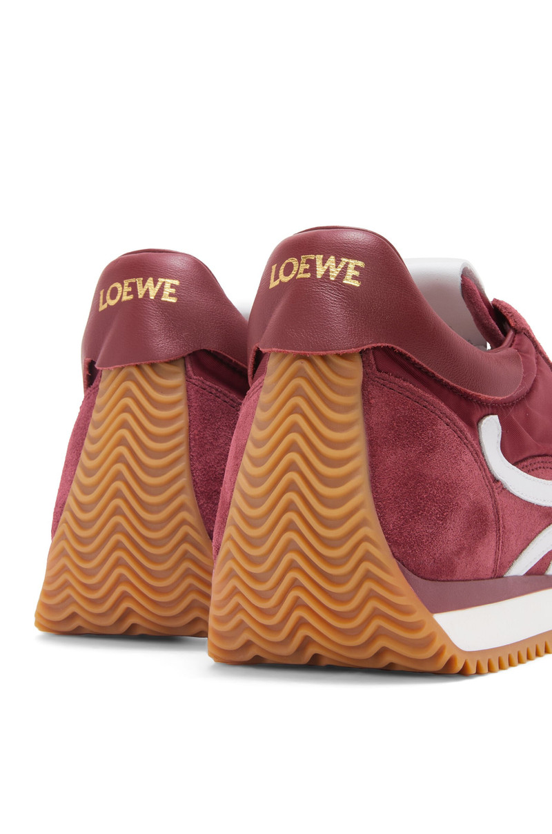 Flow Runner in nylon and suede 5