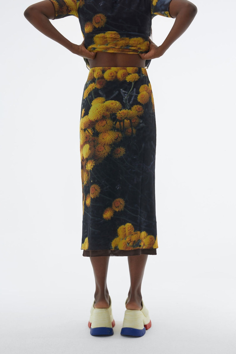 TULLE SKIRT WITH FLOWER PRINT 4