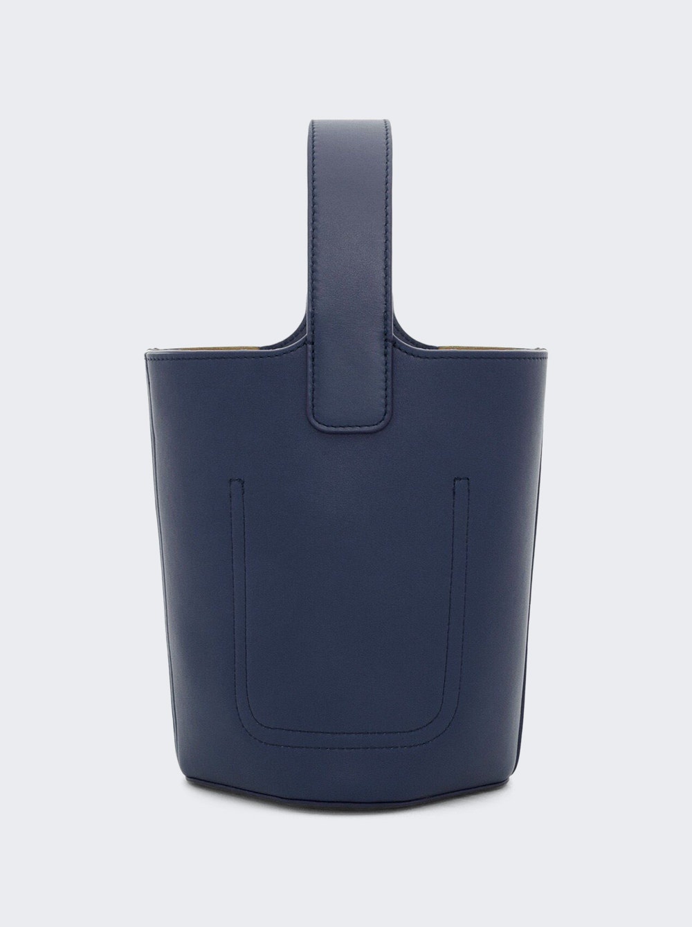 Mini Pebble Bucket Bag Abyss Blue - 3