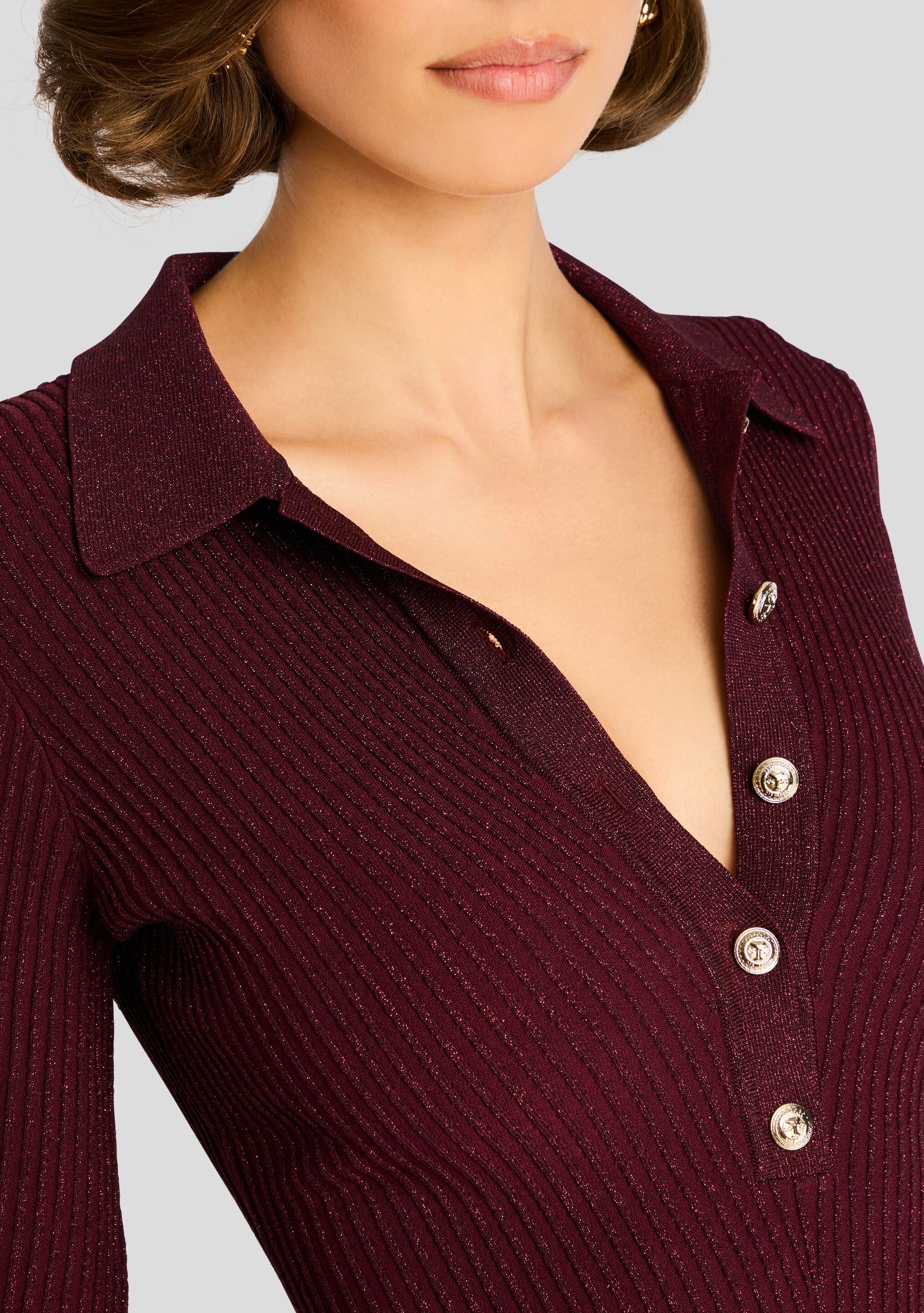 BUFFY KNIT DRESS - 2