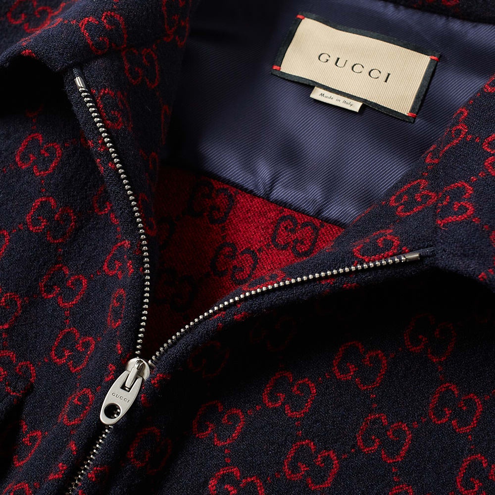 Gucci GG Jacquard Shirt Jacket - 6