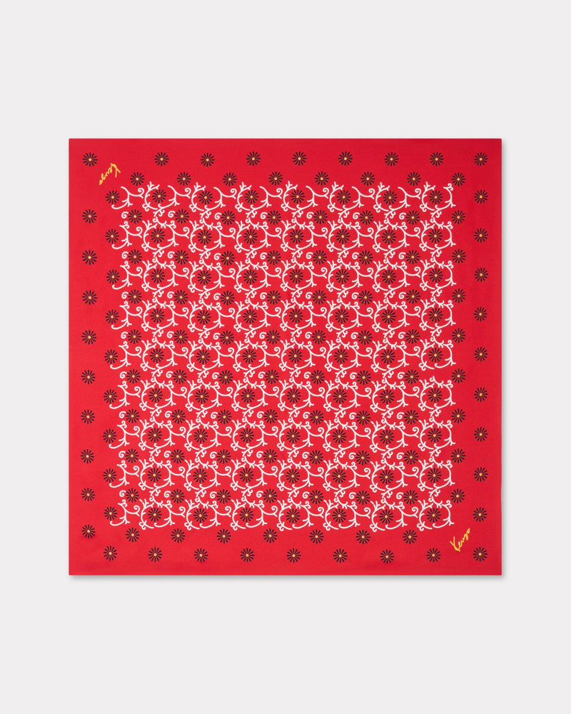 'KENZO Marguerite' silk square 1
